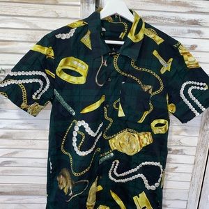 Huf short sleeve button up